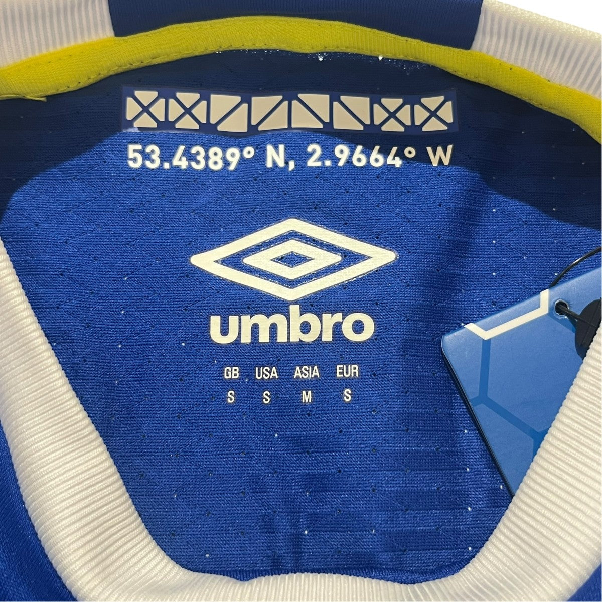EVERTON HOME JERSEYゲームシャツ75353U