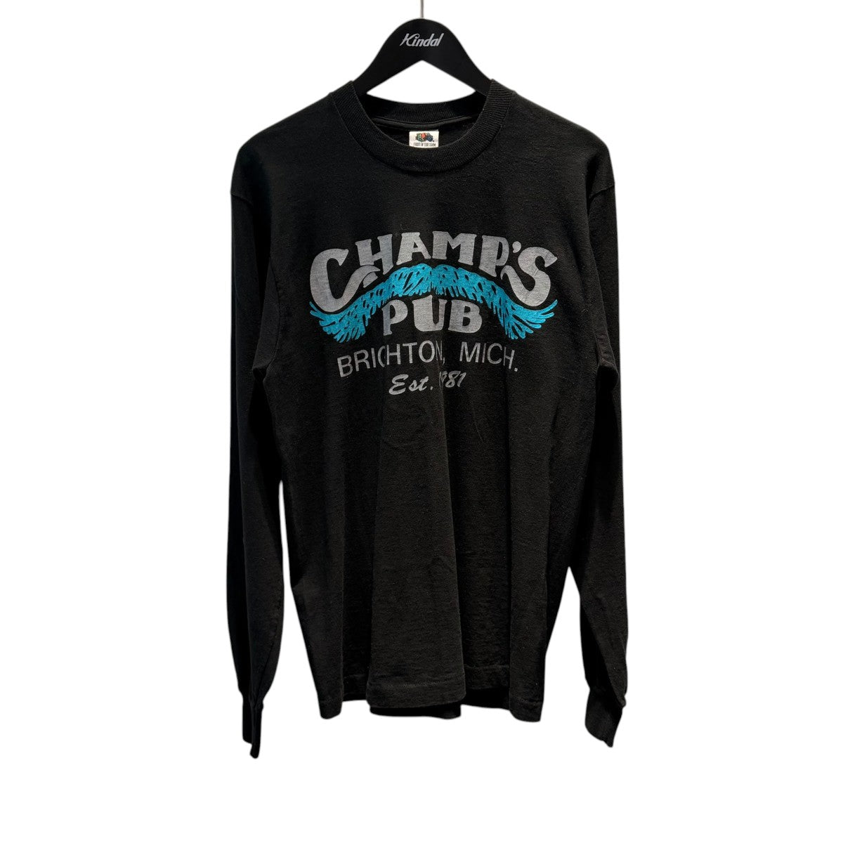 90'sCHAMP’S PUBプリントロングTシャツ