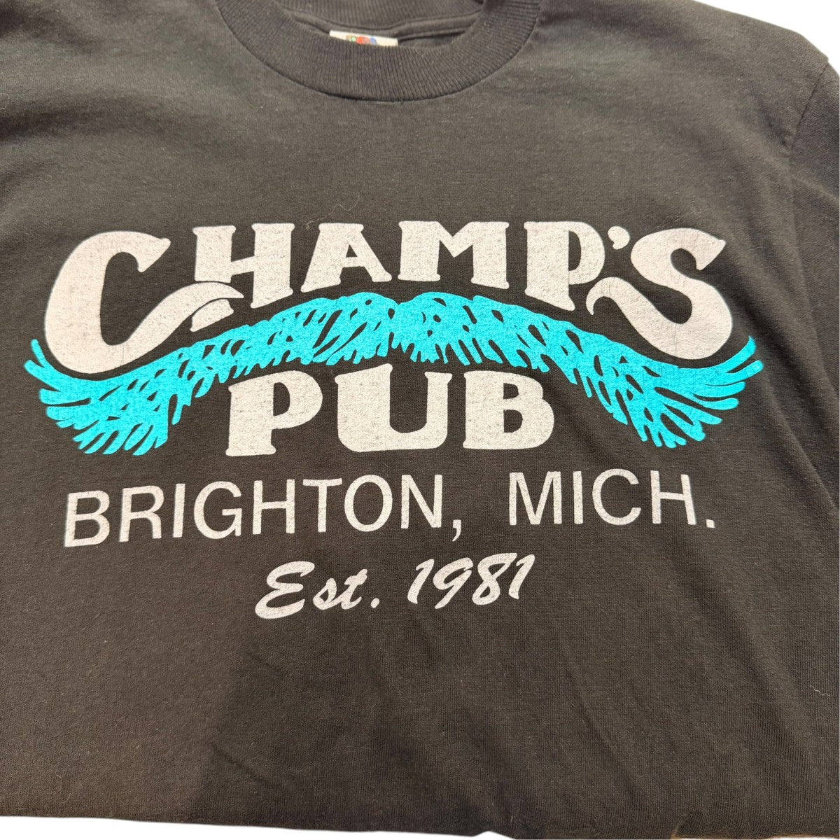 90'sCHAMP’S PUBプリントロングTシャツ