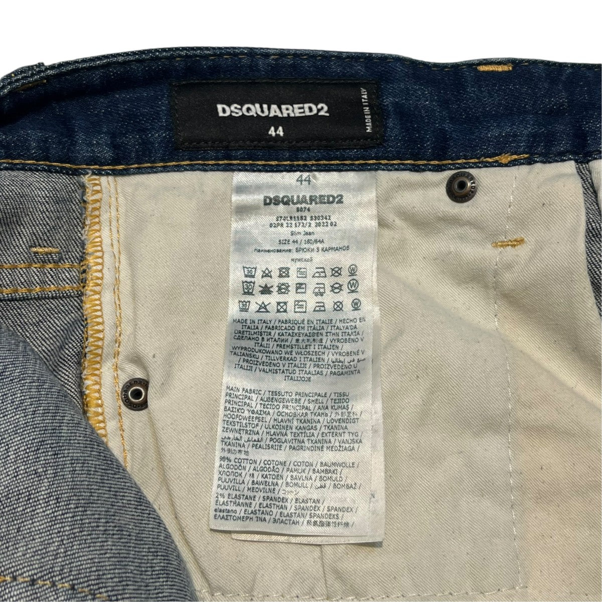 22AWSLIM JEANデニムパンツS74LB1152