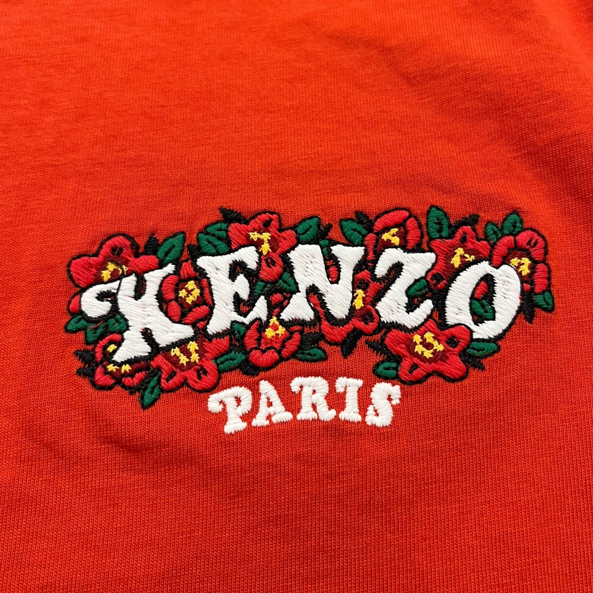 KENZO ロゴ刺繍半袖カットソーFF52TS1544SO 古着・中古-3枚目のアイテム画像