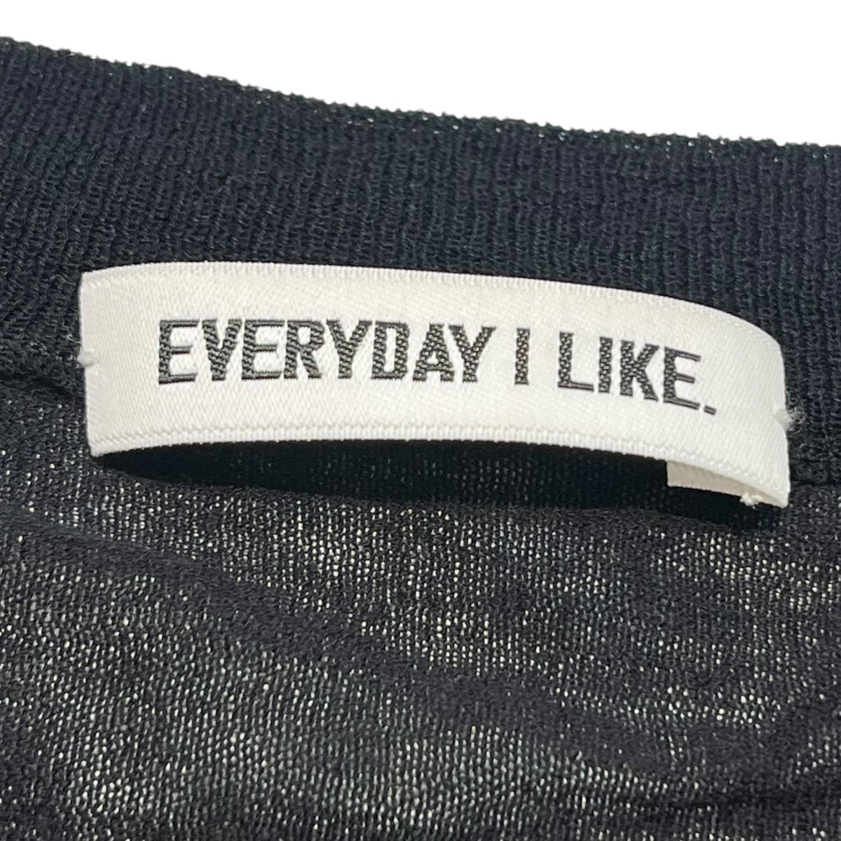 EVERYDAY I LIKE． 半袖ニット23080500828010 Sheer 古着・中古-3枚目のアイテム画像
