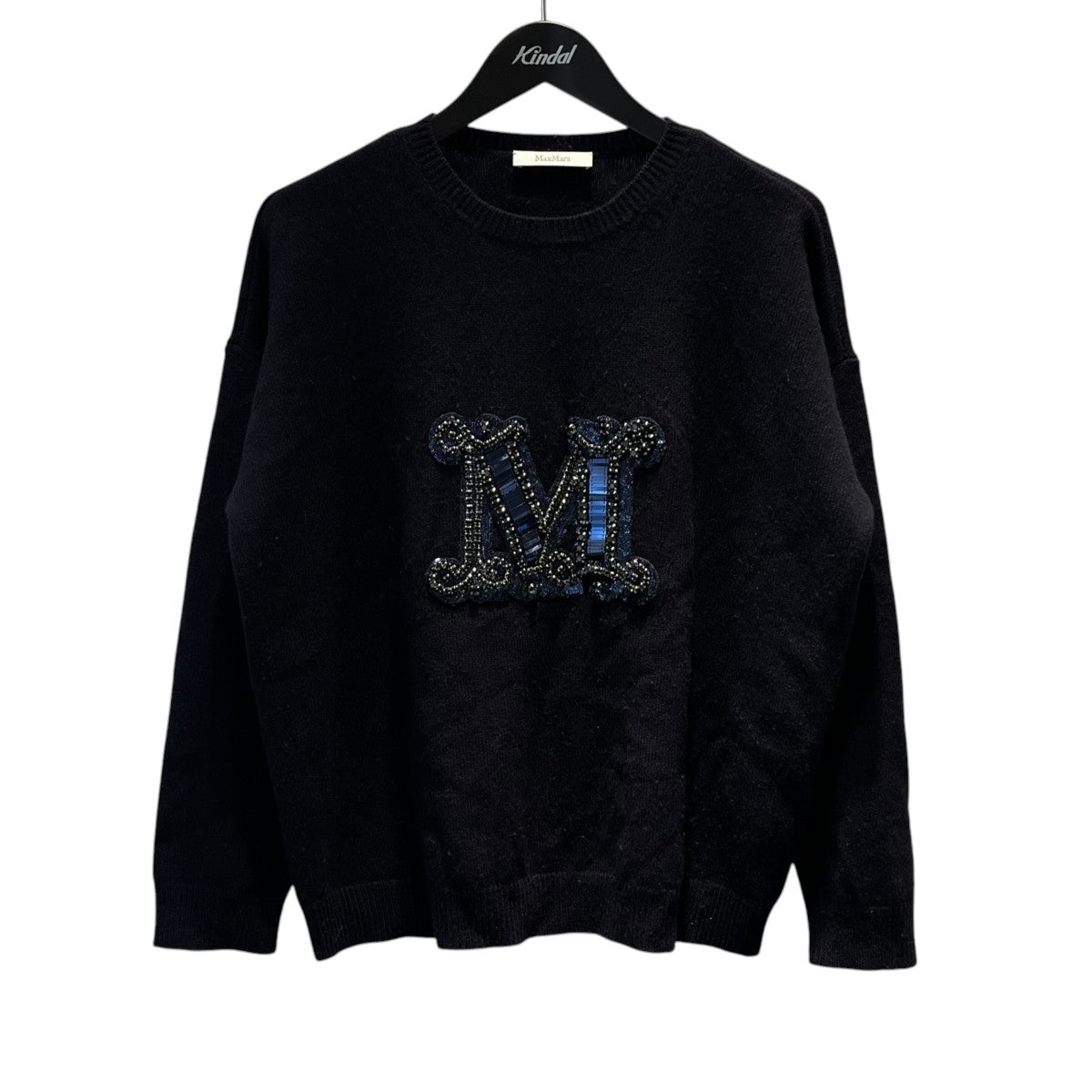 MaxMara ビジューデザイン長袖ニット2421366232 古着・中古-1枚目のアイテム画像