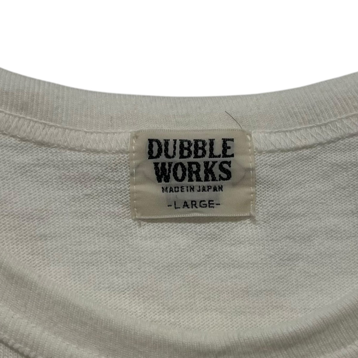 DOUBLE WORKS 無地Tシャツ 古着・中古-3枚目のアイテム画像