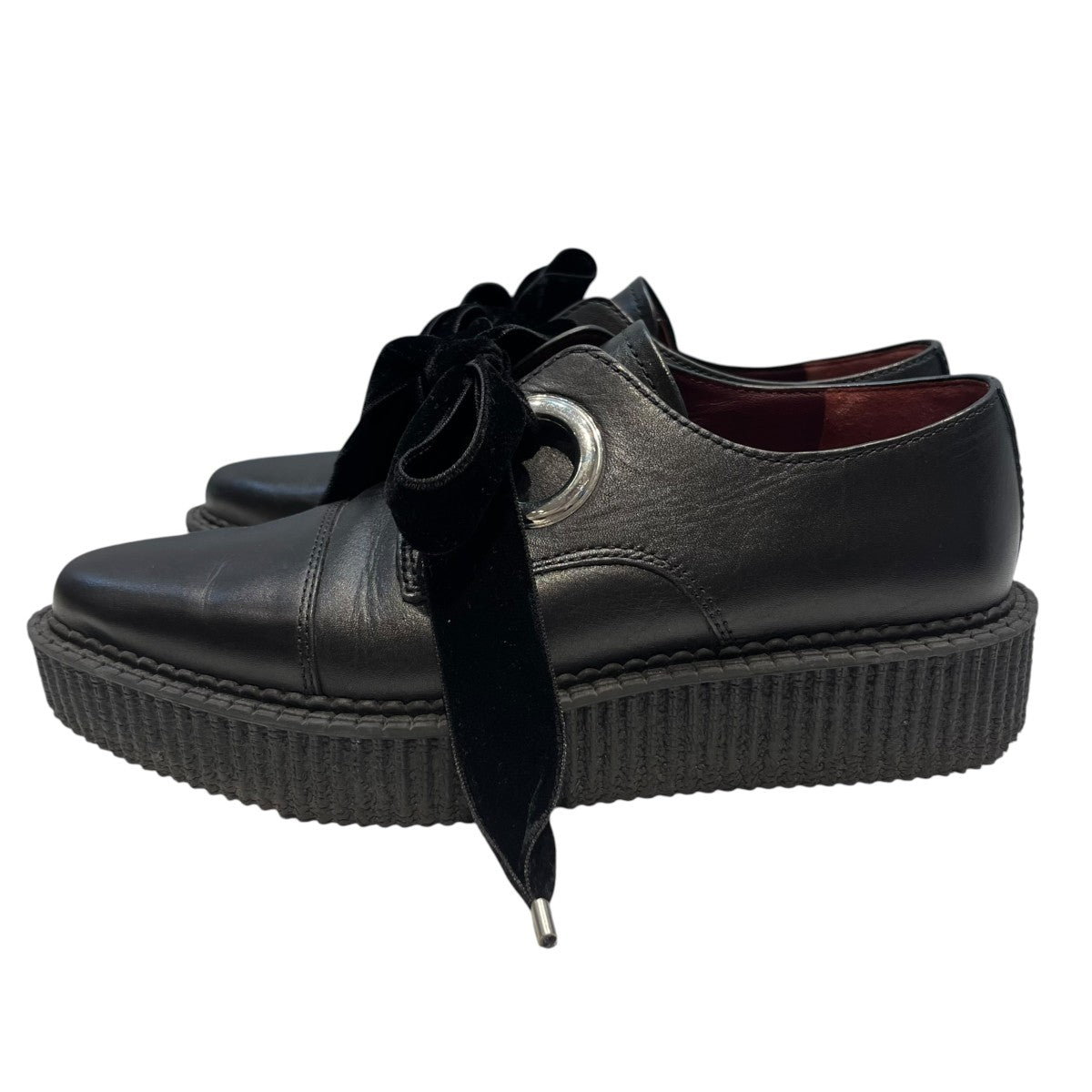 Marc by Marc Jacobs ベロアリボンローファー 古着・中古-4枚目のアイテム画像