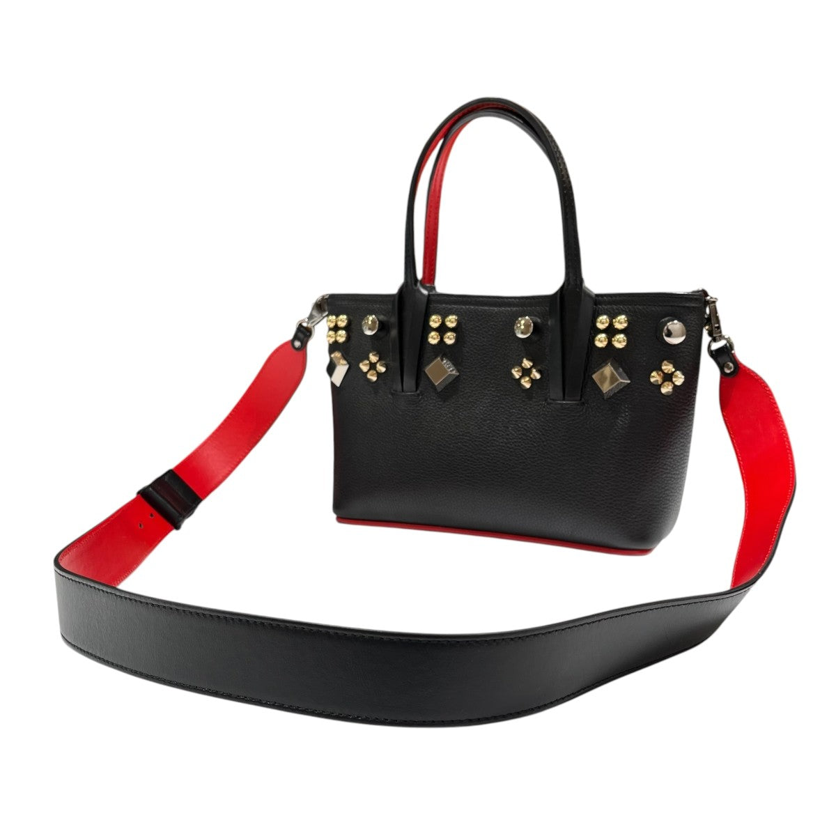 Christian Louboutin CABATA カバタ スタッズ ミニ2WAYトートバッグ 古着・中古-3枚目のアイテム画像