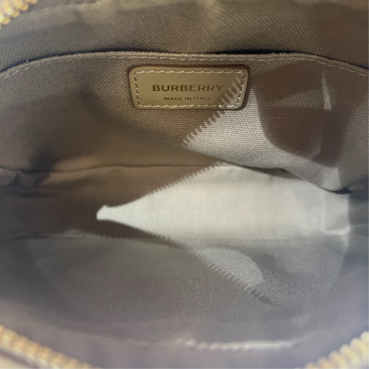 BURBERRY(バーバリー) TBモノグラムショルダーバッグ - ベージュ