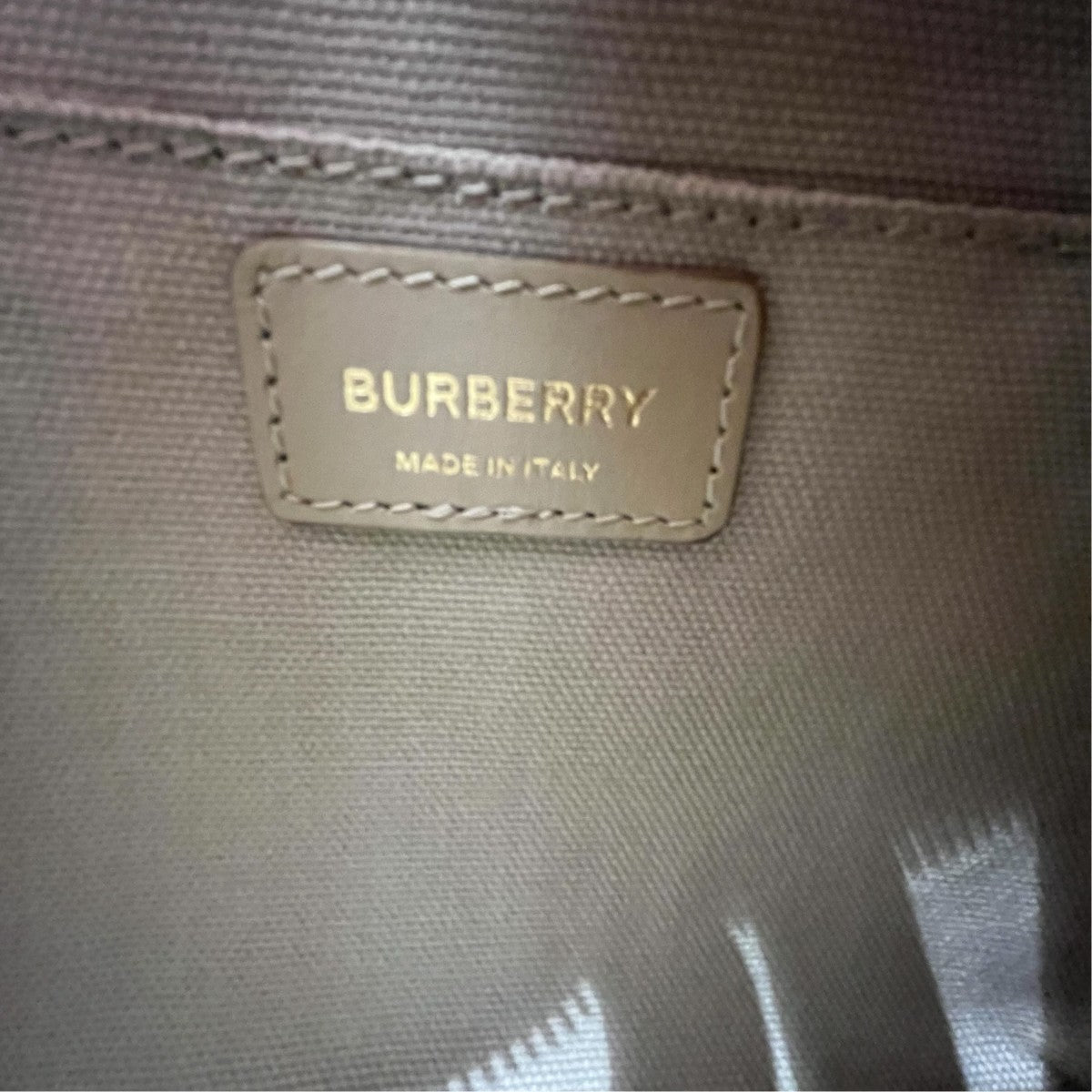 BURBERRY(バーバリー) TBモノグラムショルダーバッグ - ベージュ