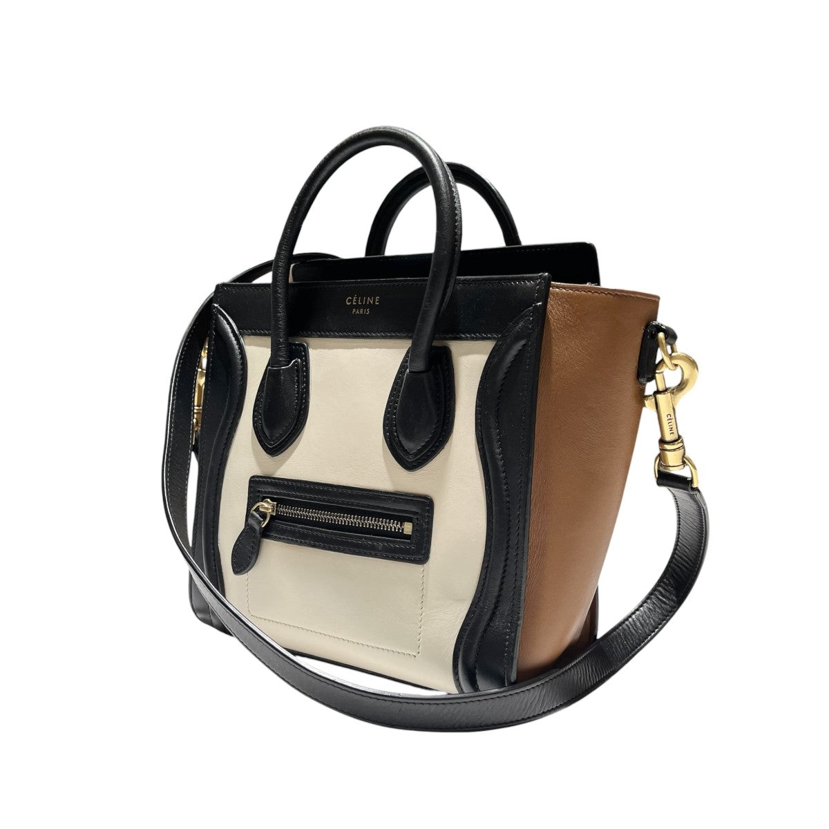 CELINE ラゲージ ナノショッパー 2WAY ハンドバッグ ショルダーバッグ 古着・中古-2枚目のアイテム画像