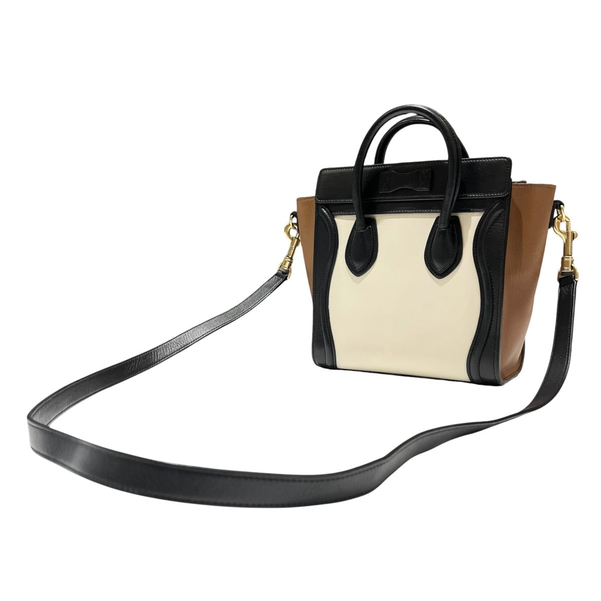 CELINE ラゲージ ナノショッパー 2WAY ハンドバッグ ショルダーバッグ 古着・中古-3枚目のアイテム画像
