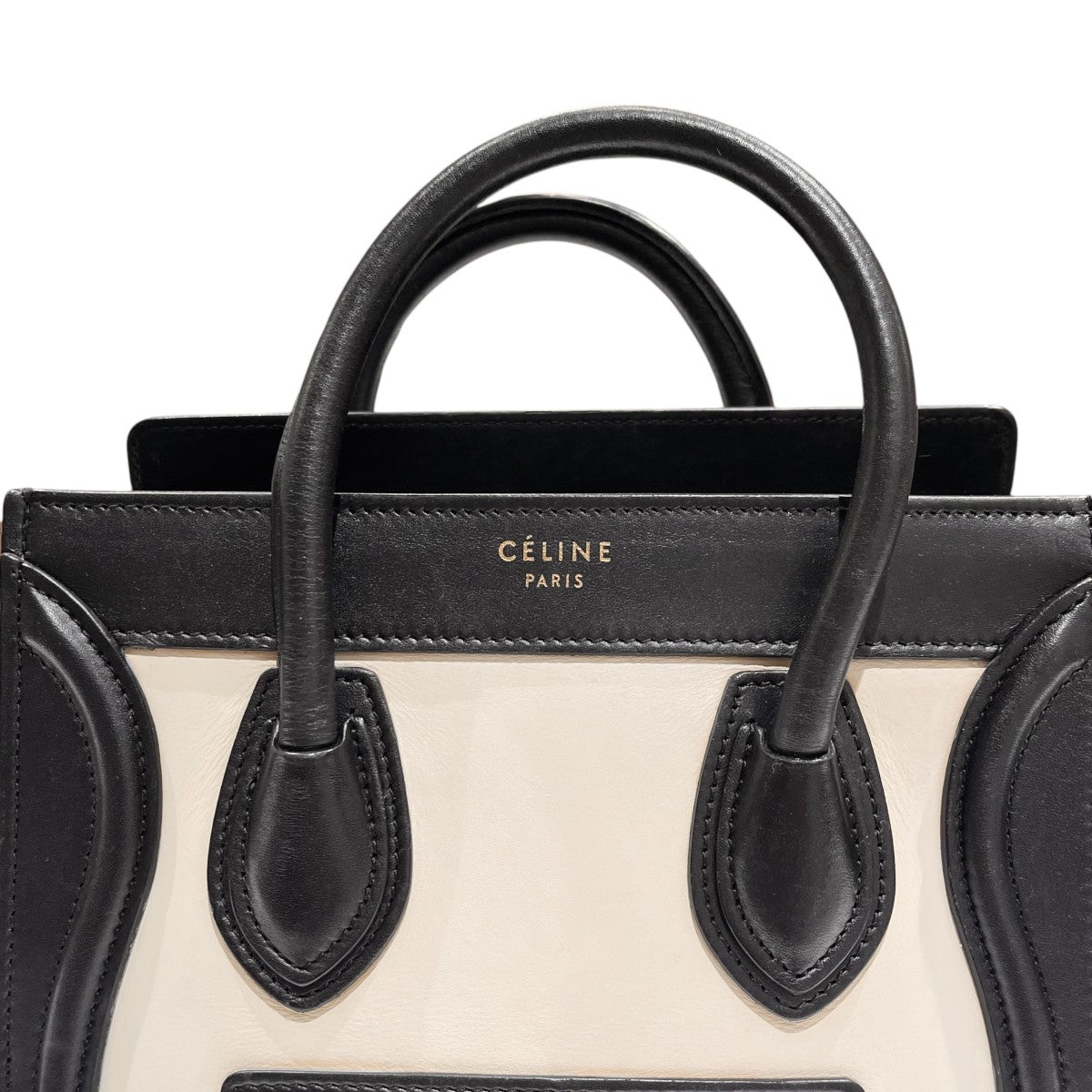 CELINE ラゲージ ナノショッパー 2WAY ハンドバッグ ショルダーバッグ 古着・中古-5枚目のアイテム画像