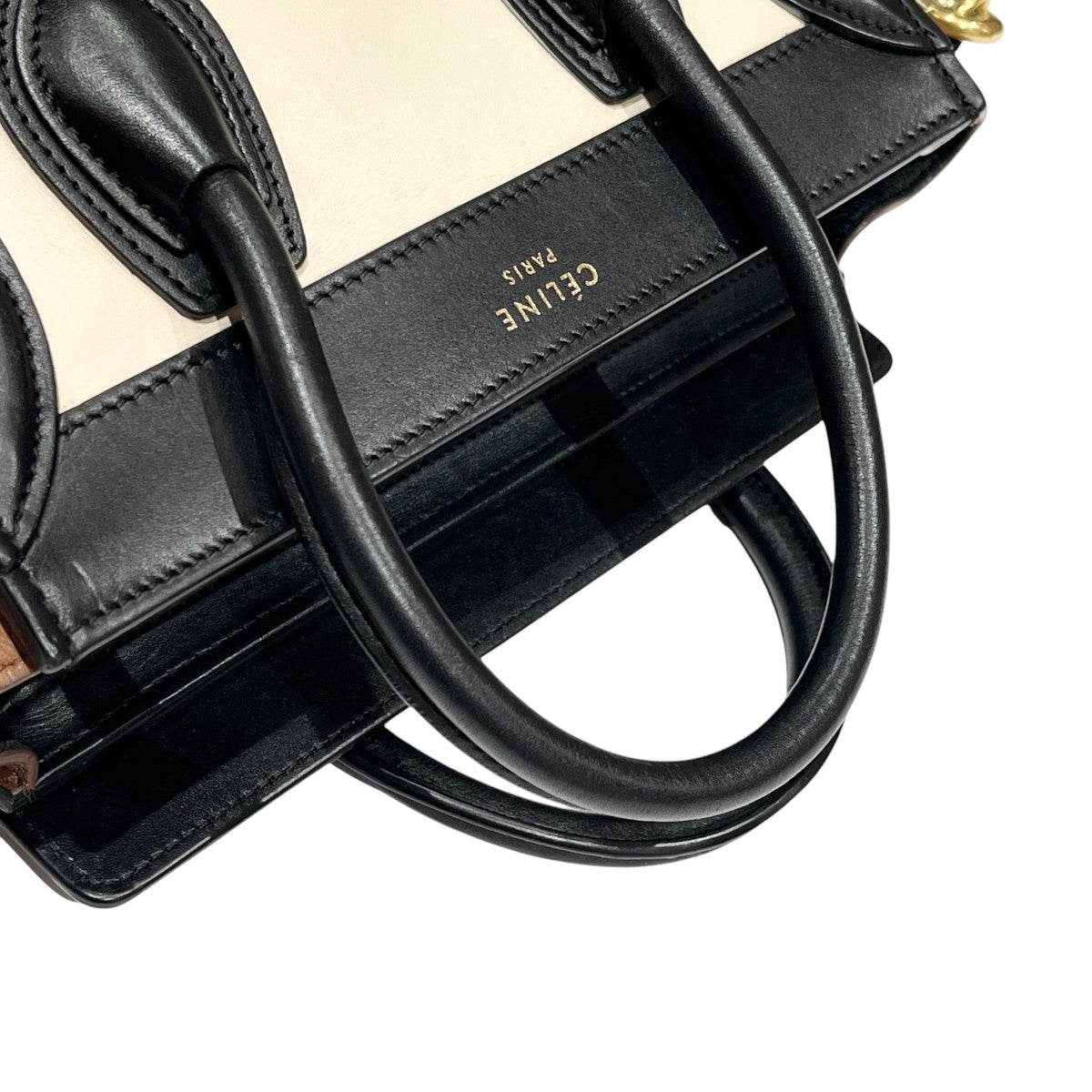 CELINE ラゲージ ナノショッパー 2WAY ハンドバッグ ショルダーバッグ 古着・中古-9枚目のアイテム画像