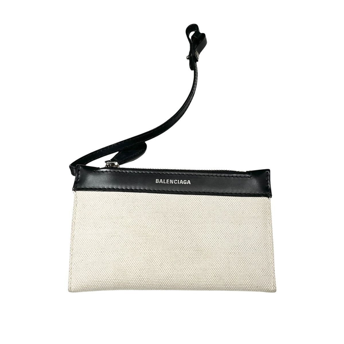 BALENCIAGA ネイビーカバスXS ロゴプリント 2WAYバッグ ハンドバッグ 390346 古着・中古-5枚目のアイテム画像