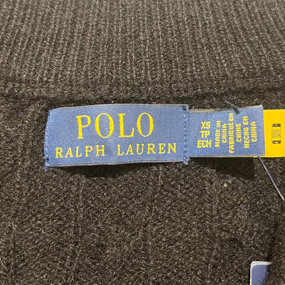 POLO RALPH LAUREN ハーフジップケーブルニット 古着・中古-6枚目のアイテム画像