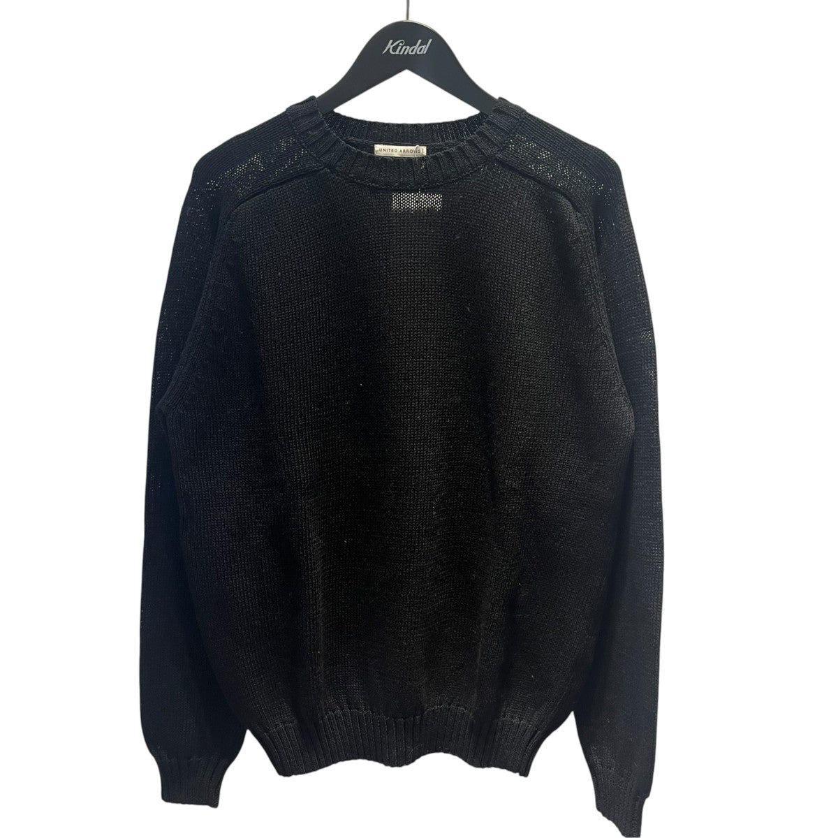 UNITED ARROWS ﾃｰﾌﾟﾔｰﾝ 天竺編み ｸﾙｰﾈｯｸ ｻﾏｰﾆｯﾄクルーネックサマーニット1113-1-061003 古着・中古-1枚目のアイテム画像