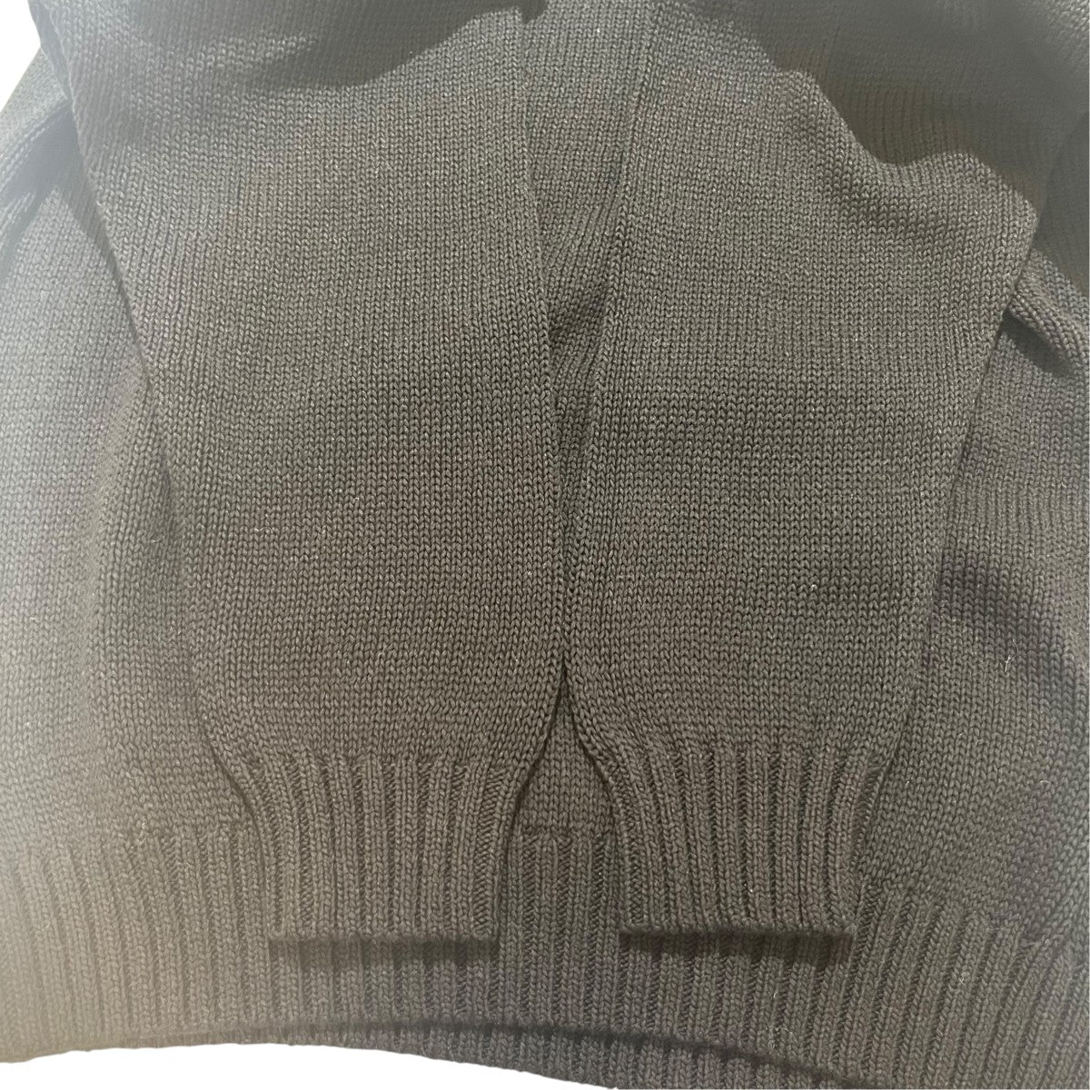 UNITED ARROWS ﾃｰﾌﾟﾔｰﾝ 天竺編み ｸﾙｰﾈｯｸ ｻﾏｰﾆｯﾄクルーネックサマーニット1113-1-061003 古着・中古-3枚目のアイテム画像