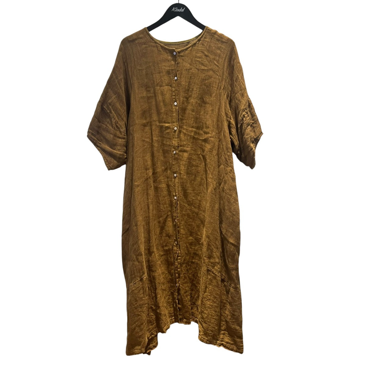 nest Robe 26SSLinen Panama Two-way Cocoon Dressリネンパナマ2wayコクーンドレス01262-1136 古着・中古-1枚目のアイテム画像