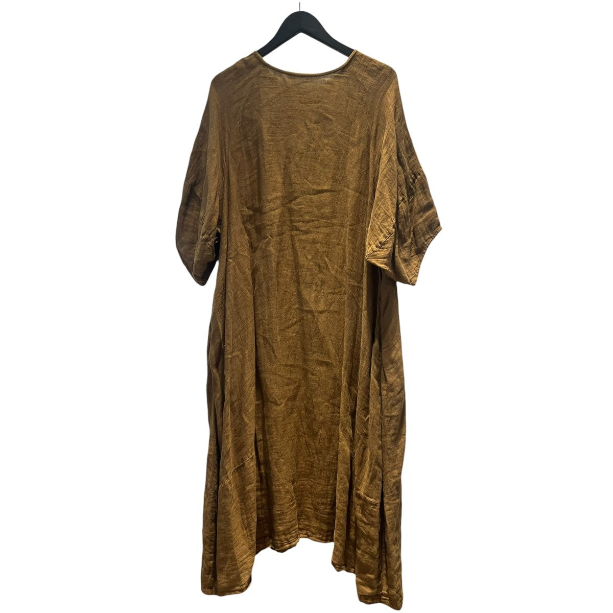 nest Robe 26SSLinen Panama Two-way Cocoon Dressリネンパナマ2wayコクーンドレス01262-1136 古着・中古-2枚目のアイテム画像