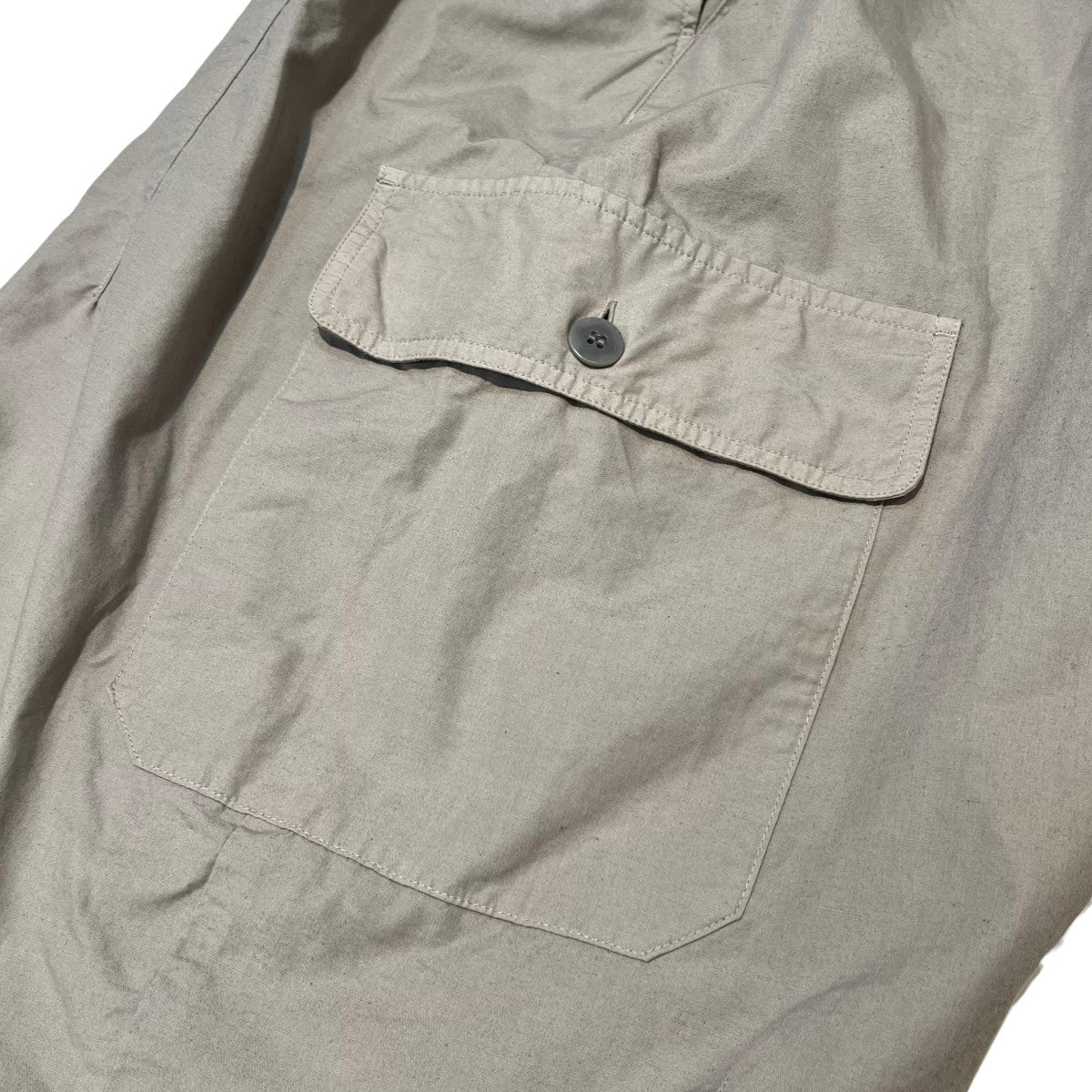 nest Robe 26SSコットンリネンワッシャーバレルクロップドパンツ無地パンツ01262-1118 古着・中古-4枚目のアイテム画像
