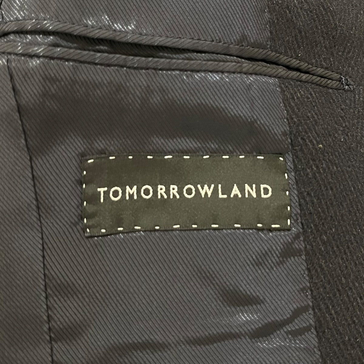 TOMORROW LAND 無地ステンカラーコート 古着・中古-6枚目のアイテム画像
