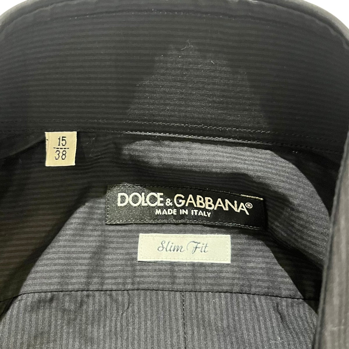 DOLCE ＆ GABBANA 比翼 長袖シャツG5177T 古着・中古-4枚目のアイテム画像