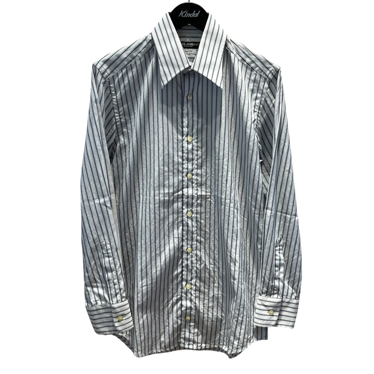 DOLCE ＆ GABBANA ストライプストライプシャツG5175T 古着・中古-1枚目のアイテム画像