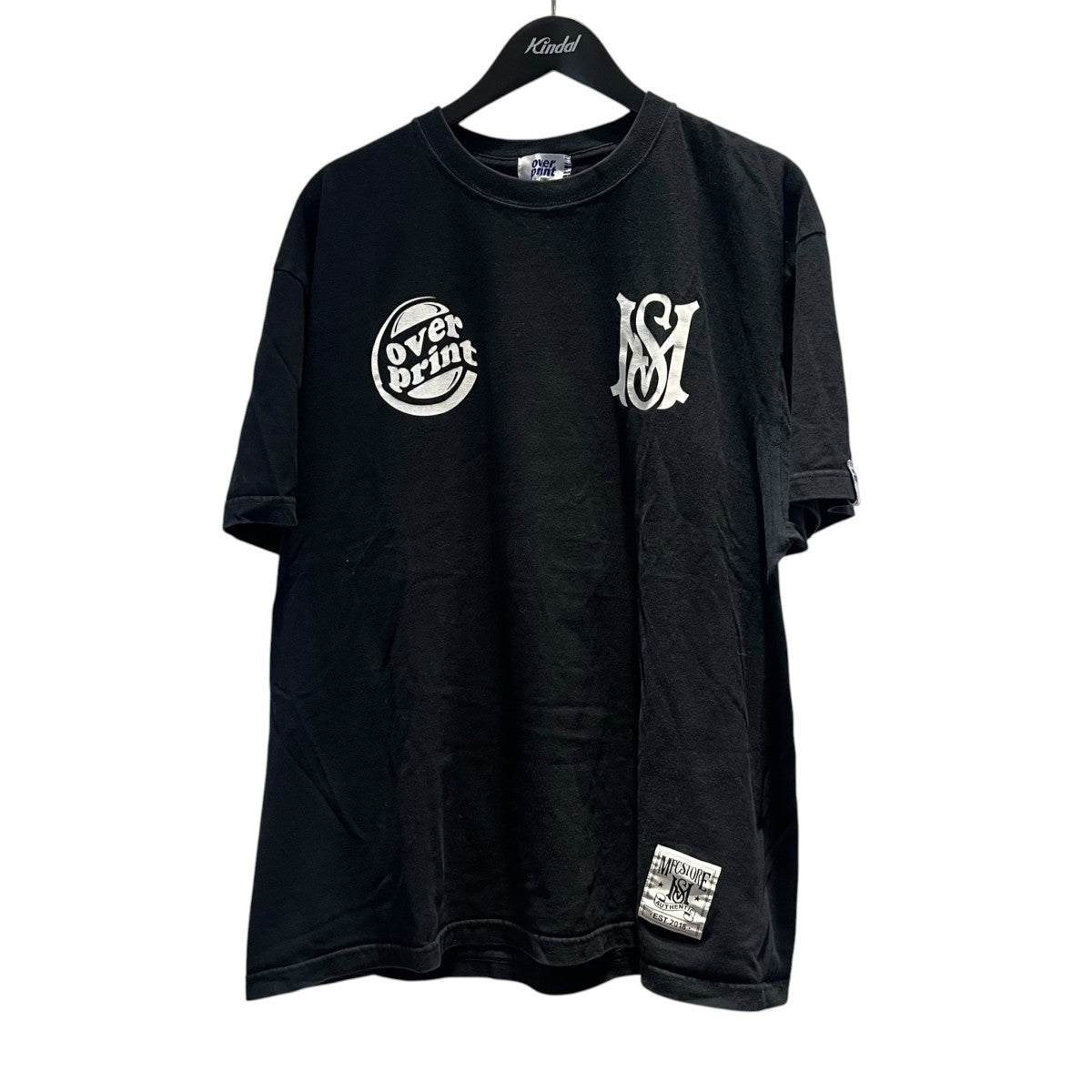 MFC STORE×overprint HOODIEプリントＴシャツ 古着・中古-1枚目のアイテム画像