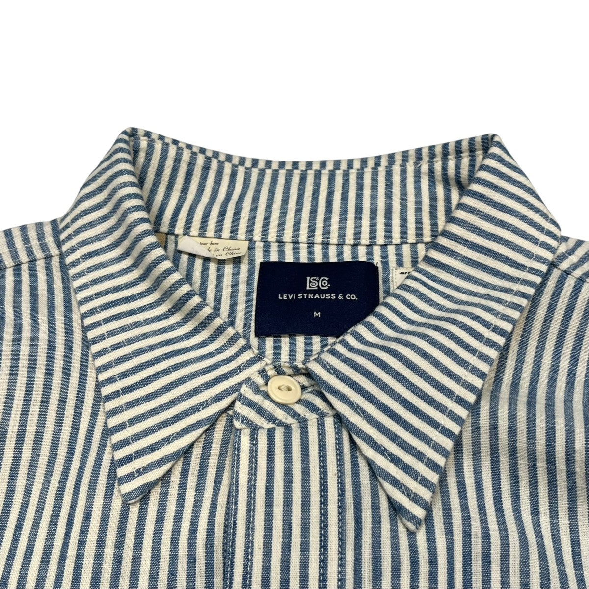 LEVI’S ストライプ長袖シャツPC9-00ILH-0001 古着・中古-4枚目のアイテム画像