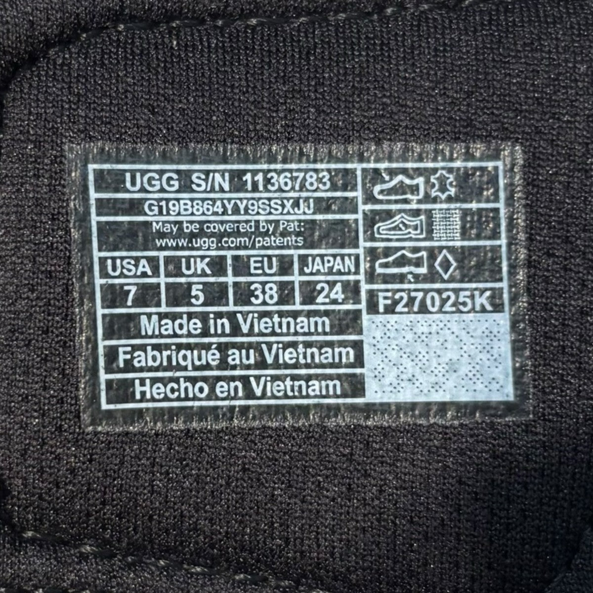 UGG GOLDENSTARゴールデンスター ストラップ サンダル1136783 GOLDENSTAR 古着・中古-7枚目のアイテム画像