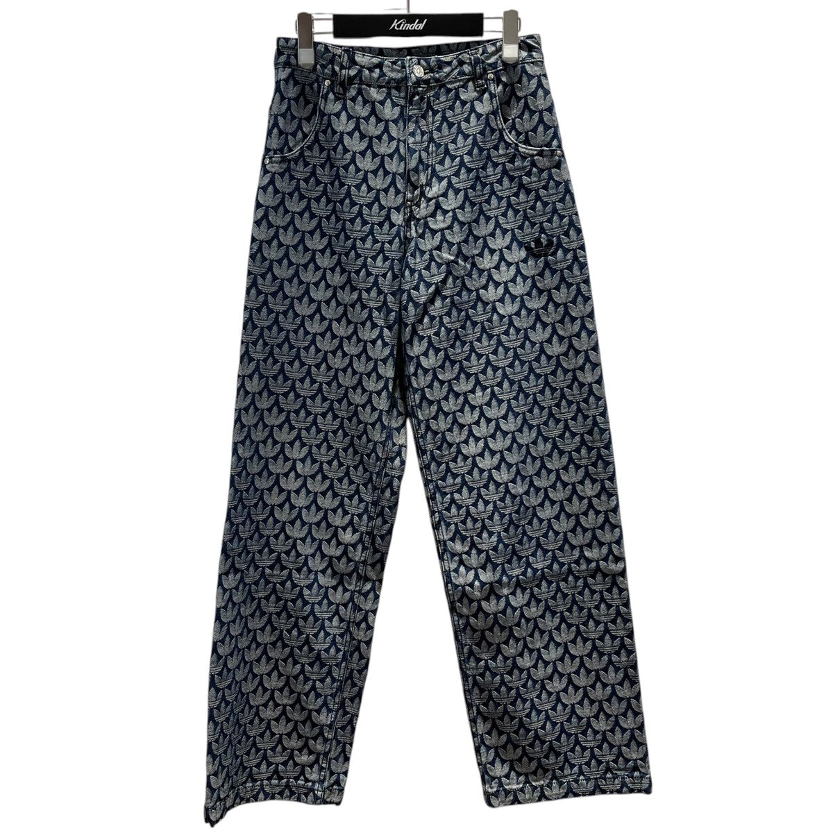 adidas デニム ルーズ モノグラム パンツデニムパンツKD0399 古着・中古-1枚目のアイテム画像