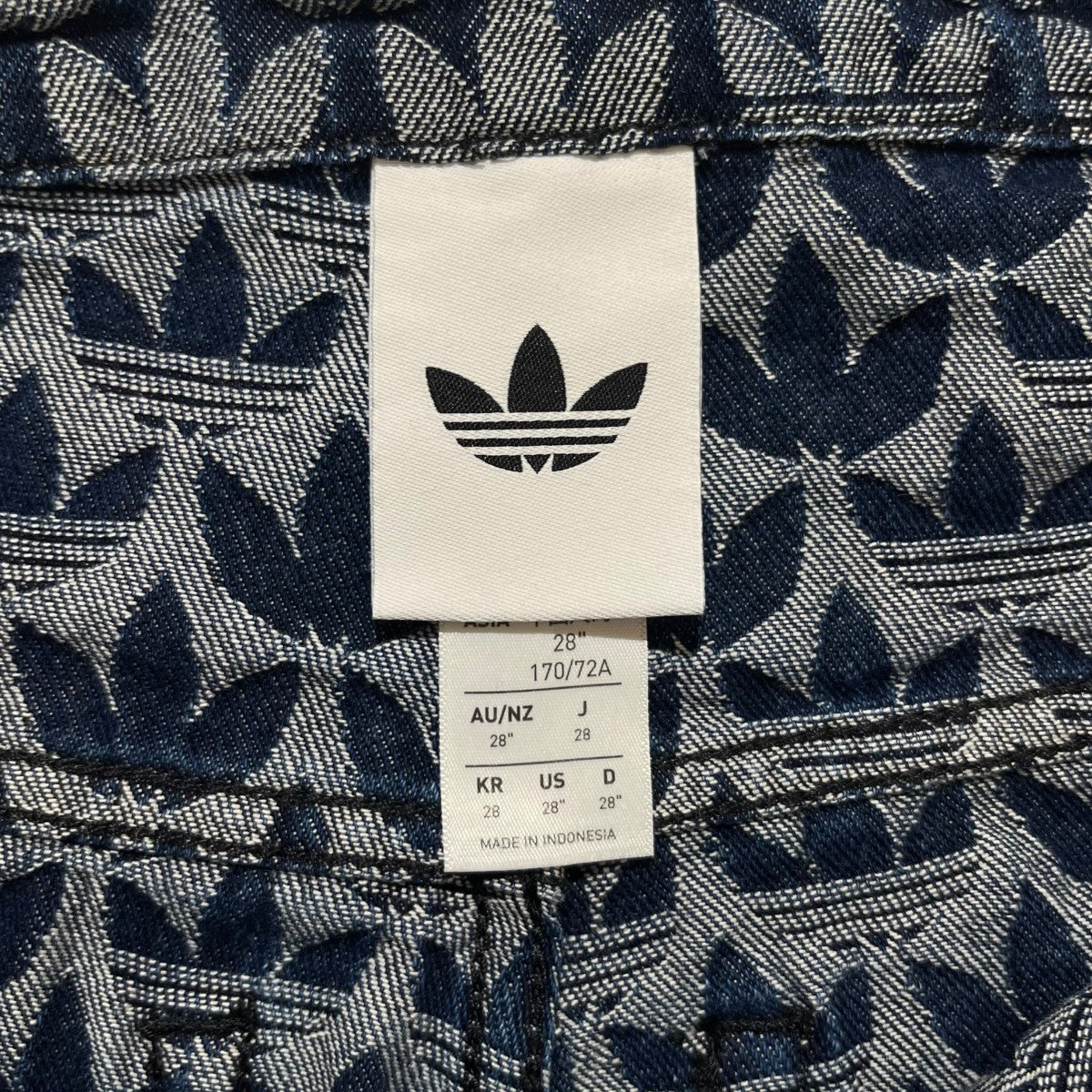 adidas デニム ルーズ モノグラム パンツデニムパンツKD0399 古着・中古-6枚目のアイテム画像