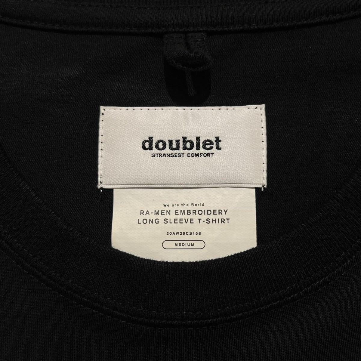 doublet RA-MEN ENBROIDERY LONG SLEEVE T-SHIRT長袖カットソー20AW29CS158 古着・中古-6枚目のアイテム画像