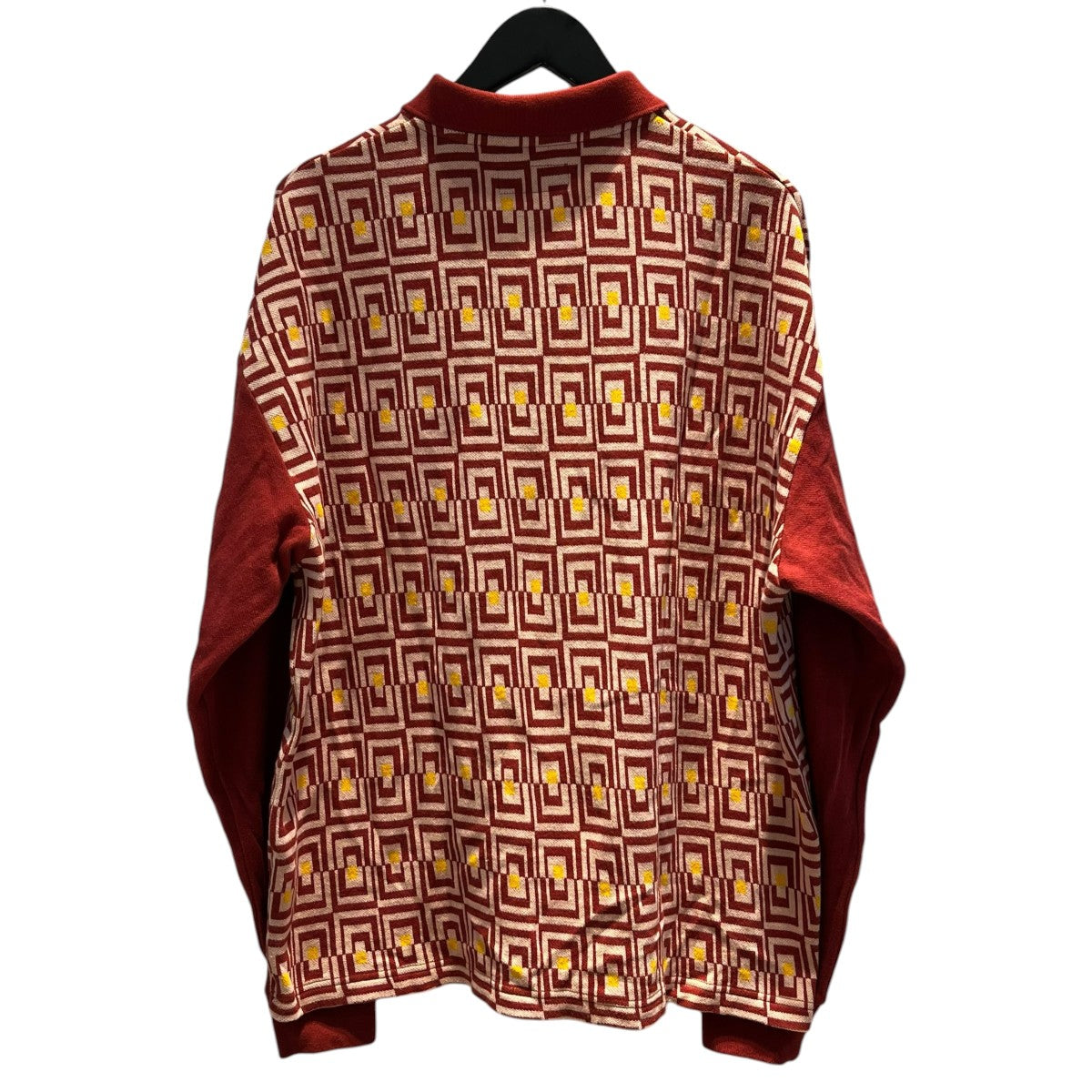 BoTT 21AW Door Jacquard L／S Poloニットポロシャツ213BOTT08 古着・中古-2枚目のアイテム画像