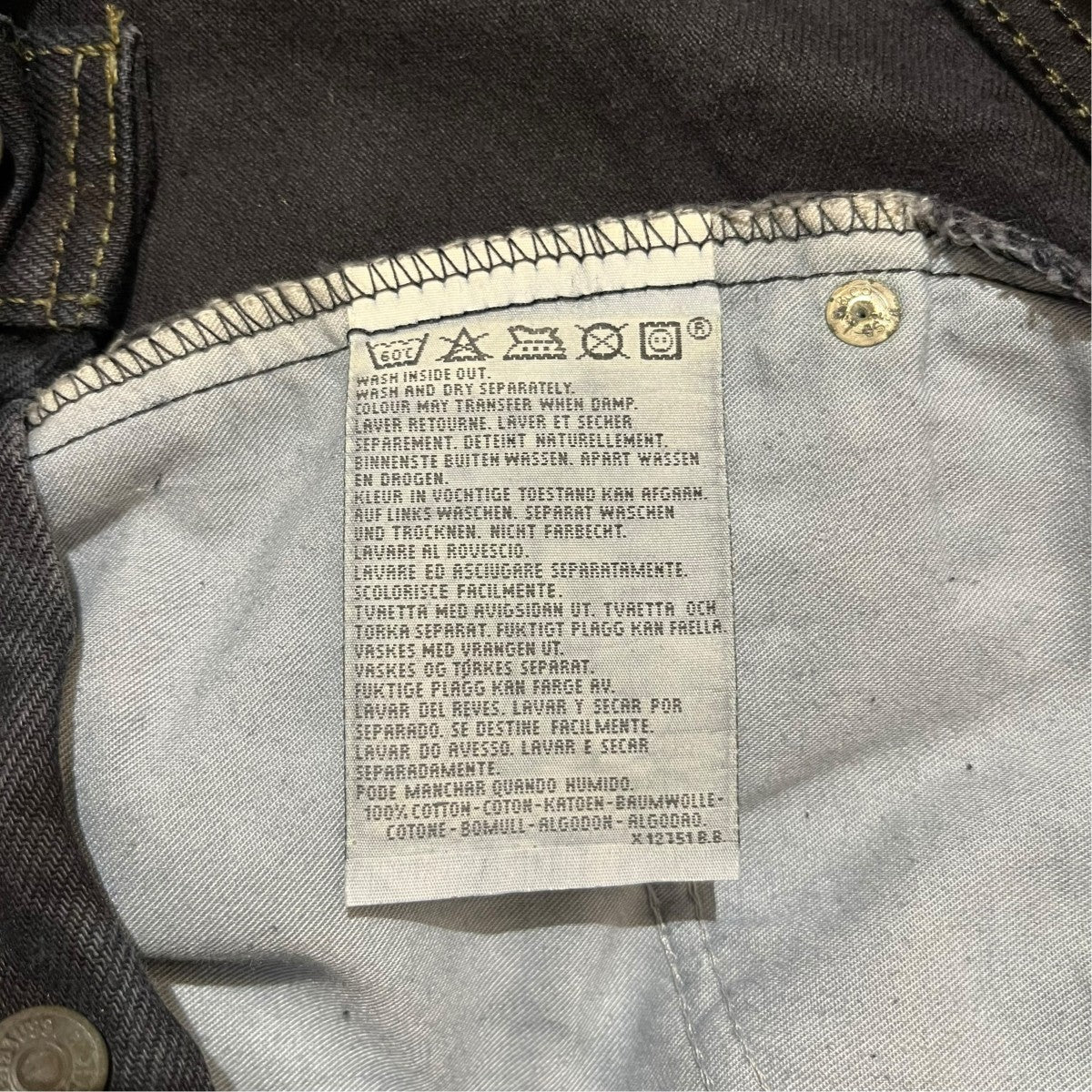LEVI’S 90s Made in Maltaデニムパンツ 古着・中古-8枚目のアイテム画像