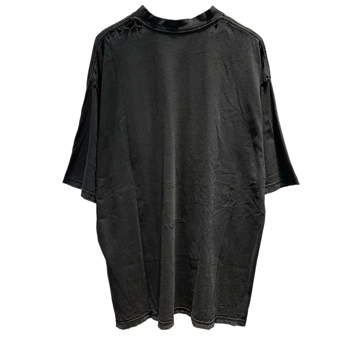BALENCIAGA PARIS LIBERTYヴィンテージ加工自由の女神プリントＴシャツ764235TQVR9 24AW 古着・中古-2枚目のアイテム画像
