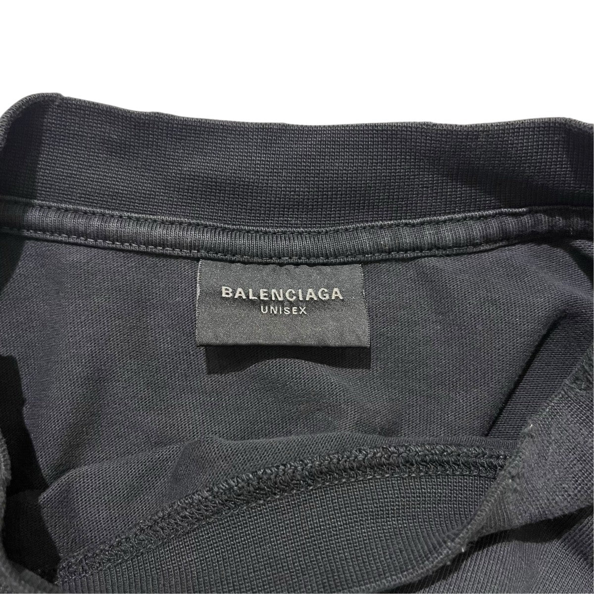 BALENCIAGA PARIS LIBERTYヴィンテージ加工自由の女神プリントＴシャツ764235TQVR9 24AW 古着・中古-3枚目のアイテム画像