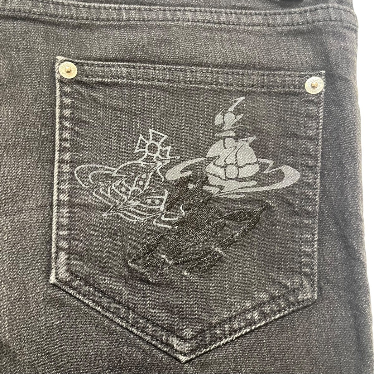 Vivienne Westwood man スキニーデニムパンツデニムパンツVW-KQ-75237 古着・中古-4枚目のアイテム画像