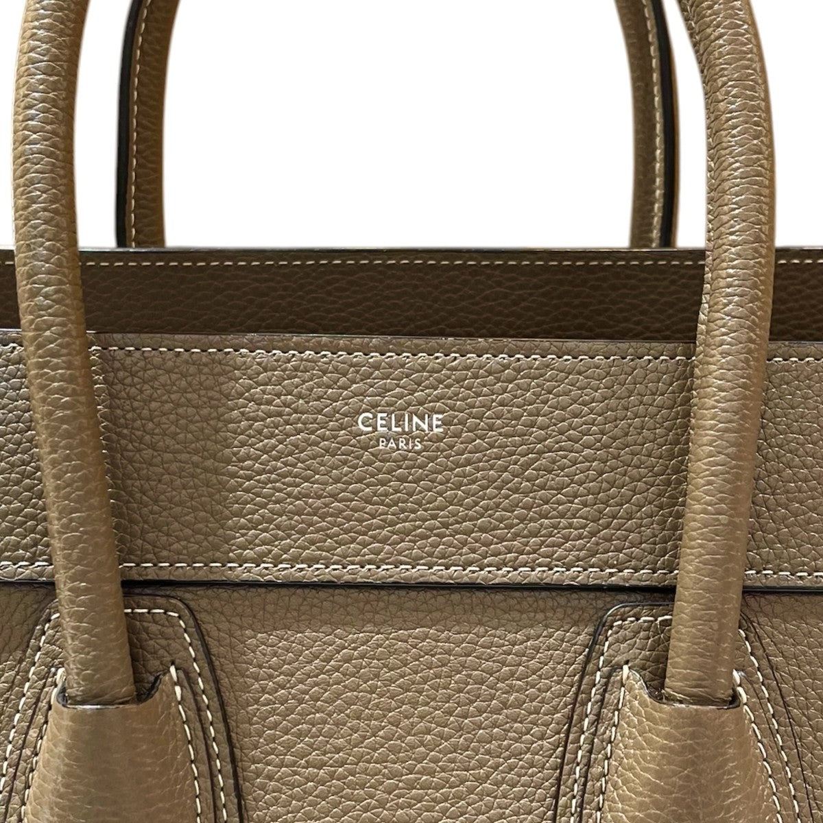 CELINE ラゲージ マイクロショッパーラゲージ レザー ハンドバッグ 古着・中古-7枚目のアイテム画像