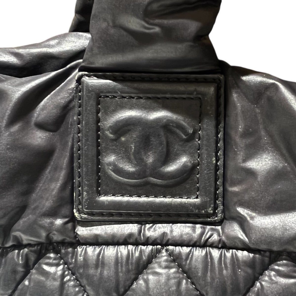 CHANEL コココクーン ナイロン キルティング トートバッグ 古着・中古-4枚目のアイテム画像