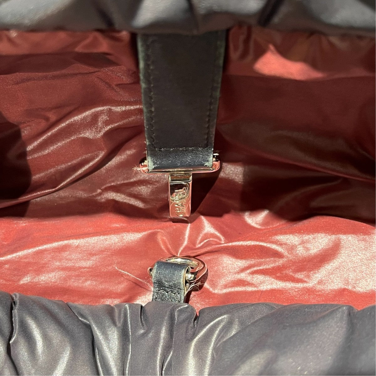 CHANEL コココクーン ナイロン キルティング トートバッグ 古着・中古-9枚目のアイテム画像