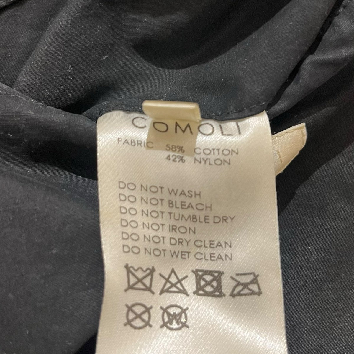 COMOLI コットンナイロン コーチジャケットK01-01003 古着・中古-8枚目のアイテム画像
