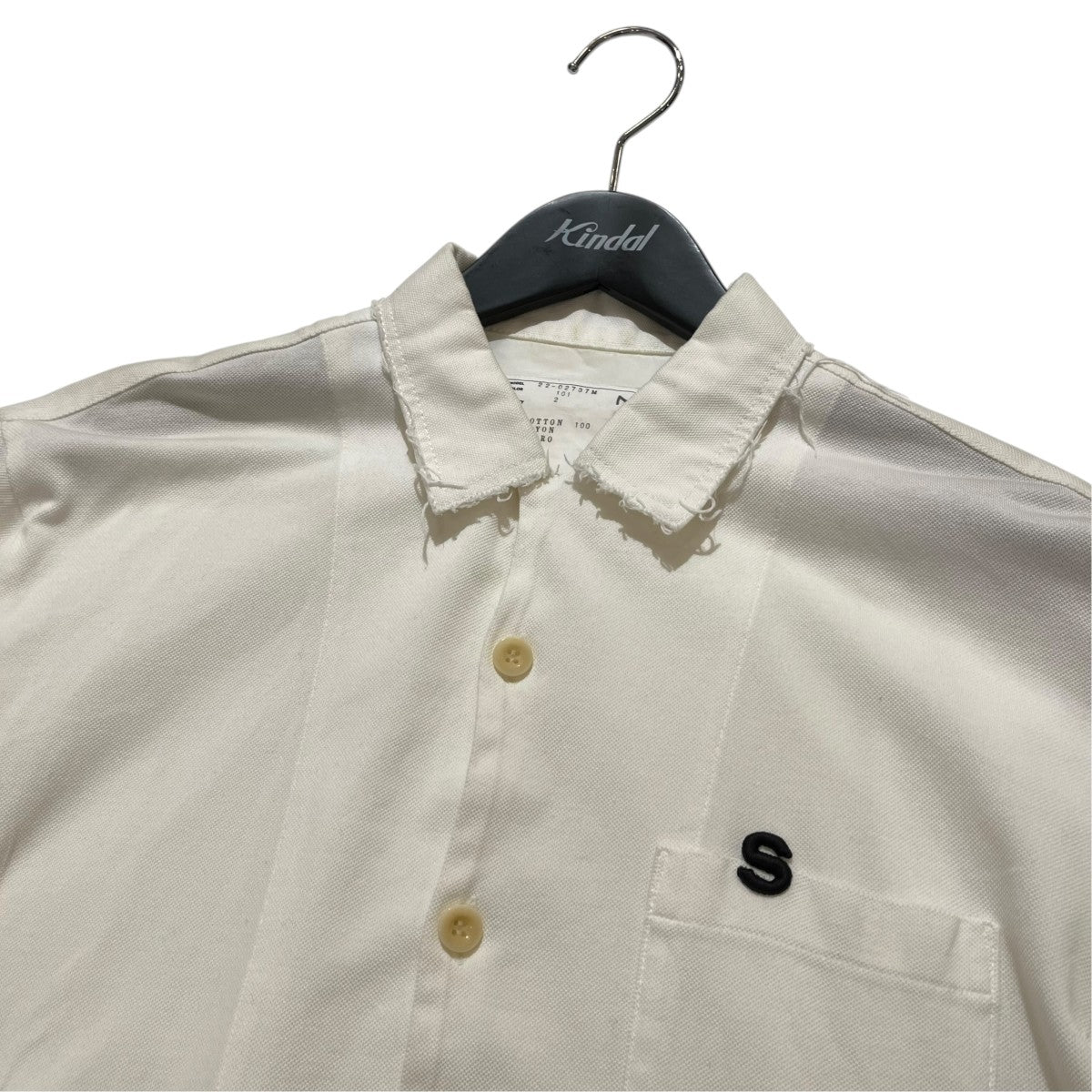 22SS PIQUE SHIRT半袖シャツ22-02737M