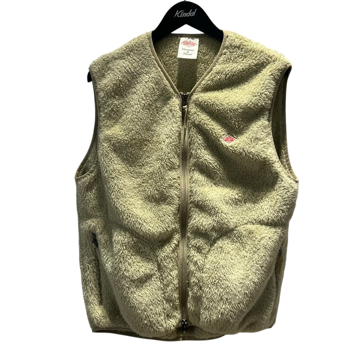 DANTON フリースベストDT-A0040 HPF 古着・中古-1枚目のアイテム画像