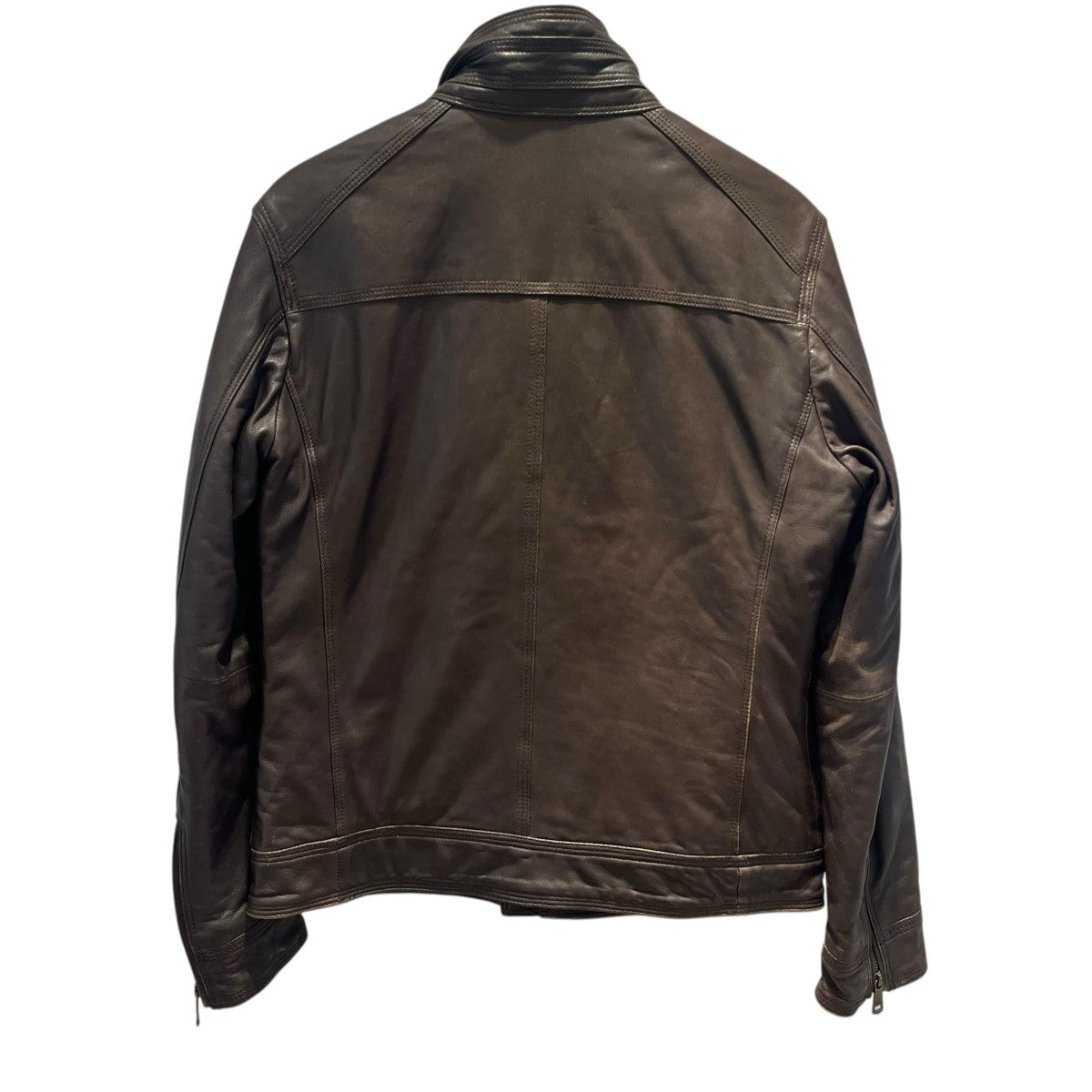 BURBERRY BLACK LABEL レザージャケットD1F17-615-58 古着・中古-2枚目のアイテム画像