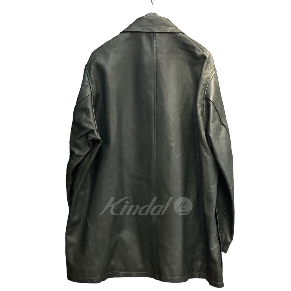 2022AW 「CUT-OFF LEATHER CAR COAT」 レザーコート