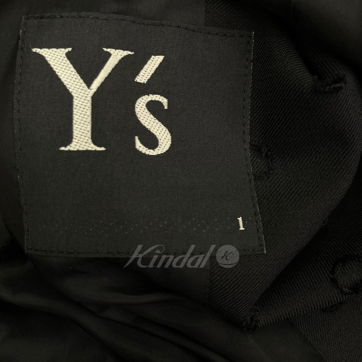 Y's(ワイズ) 2023AW [GABARDINE LEFT FLAP PANEL COAT] コート