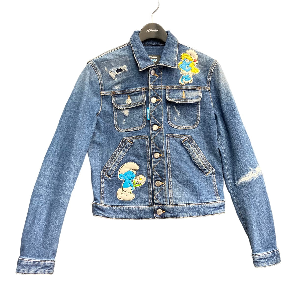 DSQUARED2(ディースクエアード) 2023SS 「SMURFS Jacket」 デニムジャケット【値下げ】