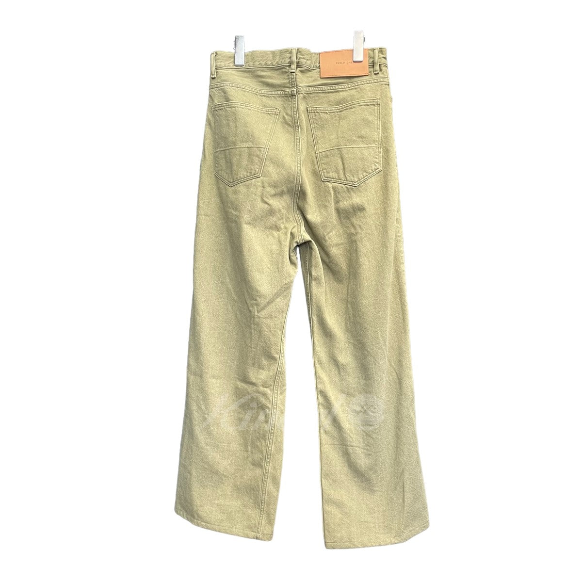 SUBLATIONS(サブレーション) 「2TUCK WIDE DENIM PANTS」 2タックワイドデニムパンツ S081401 黄緑 サイズ  1｜【公式】カインドオルオンライン ブランド古着・中古通販【kindal】