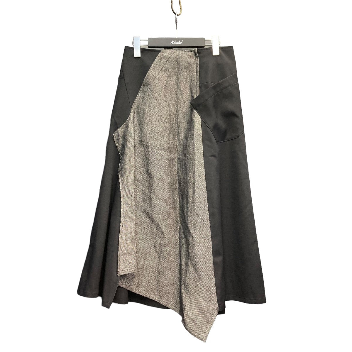 Y's(ワイズ) 2023AW 「WOOL GABARDINE FLARED SKIRT WITH GUSSETS 