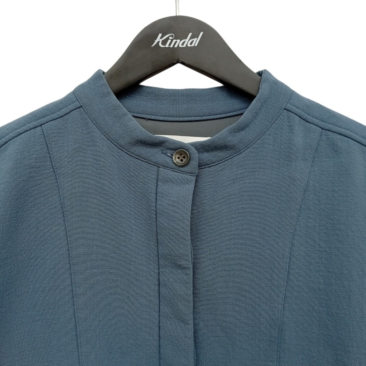 WOOL DOUBLE CLOTH BIG SHIRTバンドカラーシャツ0770RTW003B
